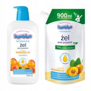 Zestaw BAMBINO Rodzina żel pod prysznic mirabelka