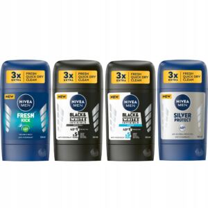 NIVEA MEN Antyperspirant w sztyfcie męski x4