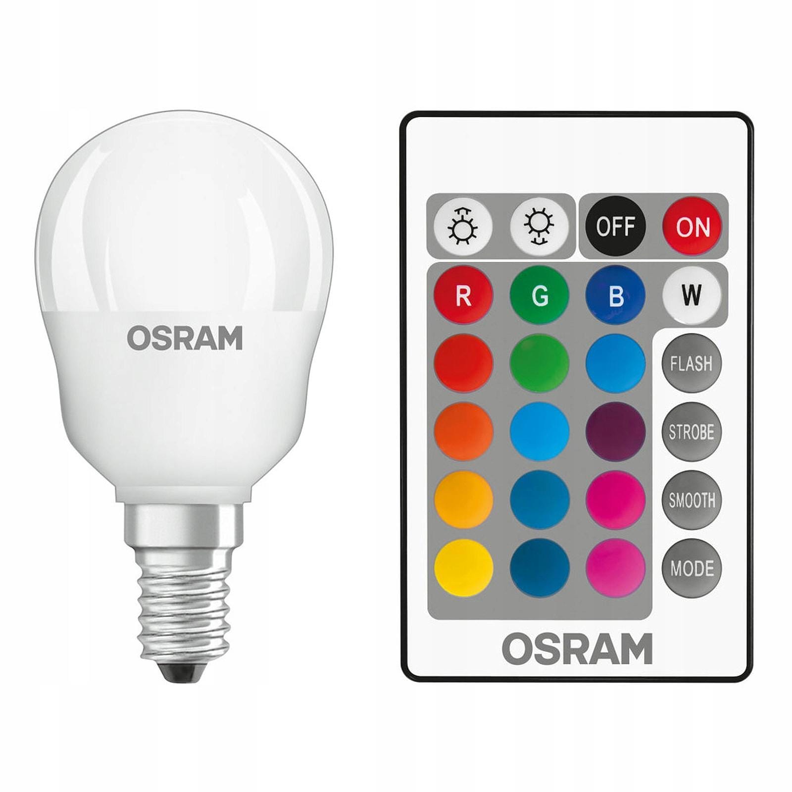 OSRAM Ledvance Żarówka LED kulka RGBW + PILOT 4,9W = 40W E14 470lm - obrazek 13