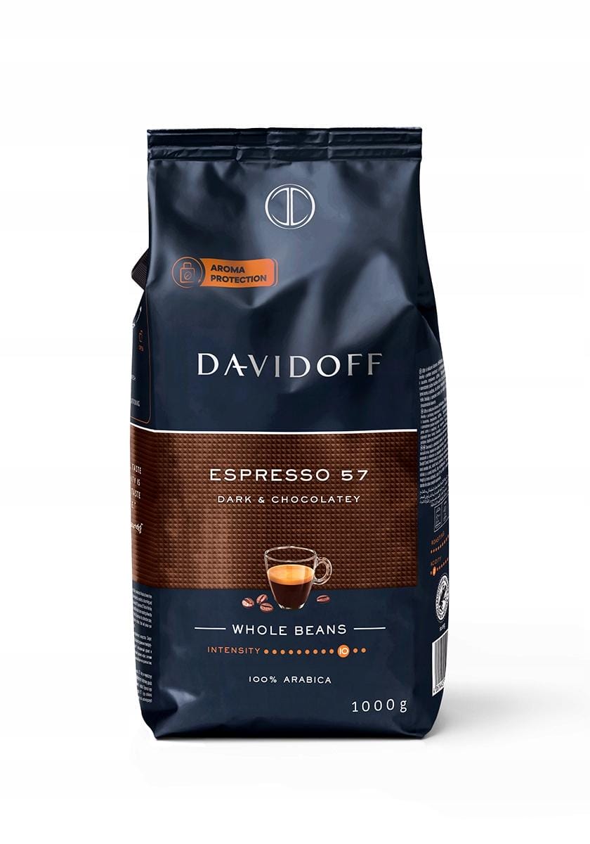 Davidoff Espresso 57 Kawa Ziarnista Premium 1kg x2 - obrazek 9