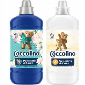 Zestaw Coccolino Creations Water Lily & Cashmere Balm 1,275l x2 MIX 2,55l