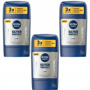 NIVEA Antyperspirant w sztyfcie Silver Protect *3