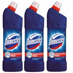 Domestos Original Żel Wybielacz Czyszczenie WC 1L x3