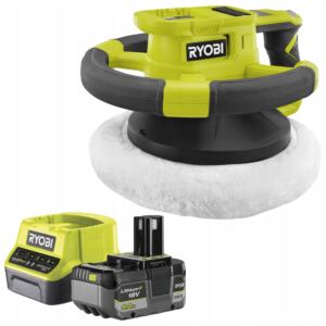 RYOBI MIMOŚRODOWA POLERKA AKUMULATOROWA 25CM 18V + ŁAD + AKU 5Ah