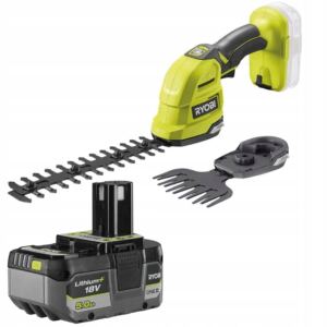 RYOBI NOŻYCE AKUMULATOROWE DO KRZEWÓW ŻYWOPŁOTU 18V RY18GSA-0 + Aku 5Ah