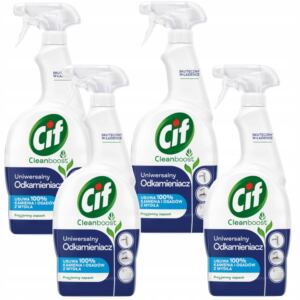 Zestaw Cif Power&Shine Łazienka Spray Kamień x4