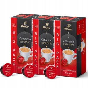 Tchibo Cafissimo Espresso Elegant Aroma Kawa Arabika 30x3 Kapsułek Zestaw