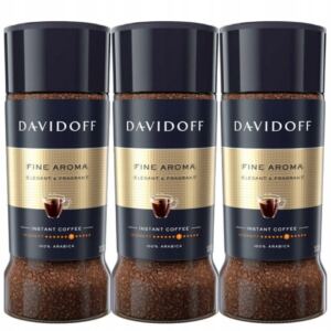 Davidoff Fine Aroma Kawa Rozpuszczalna 100g x3 Arabika