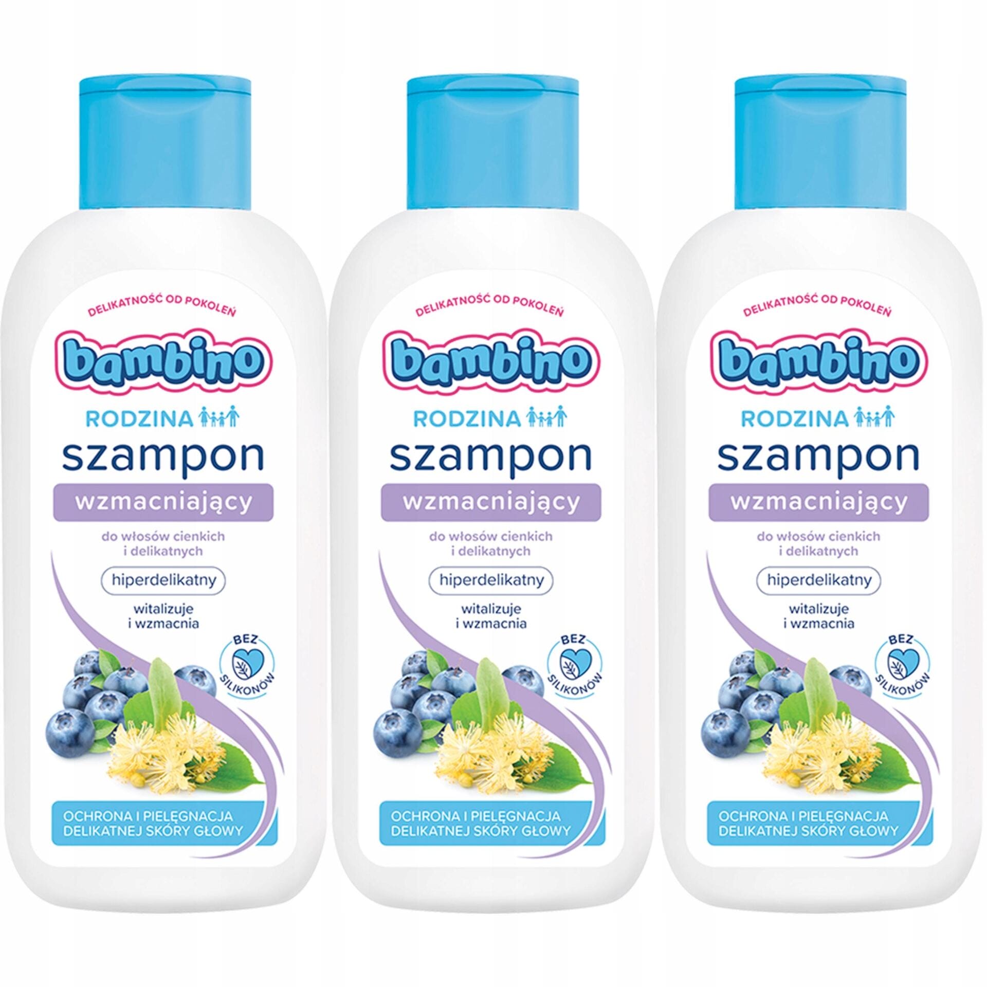 BAMBINO SZAMPON RODZINA WZMACNIAJĄCY 400ML *3