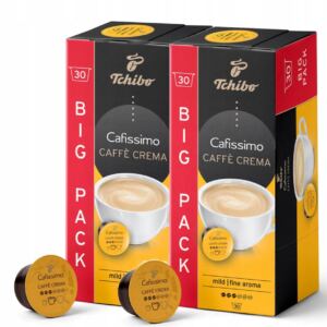 Tchibo Kawa Cafissimo Caffe Crema Fine Aroma 30x2 Kapsu艂ek Zestaw
