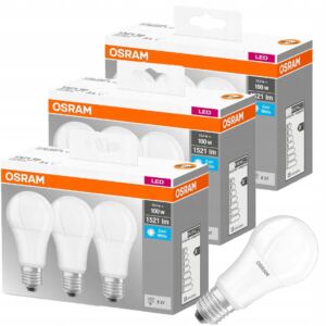 Osram 呕ar贸wki LED E27 13W=100W 4000K 1521lm x9