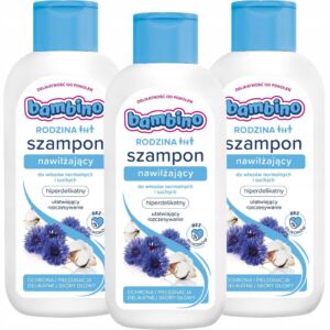 BAMBINO Szampon Nawilżający RODZINA ZESTAW 3*400ml