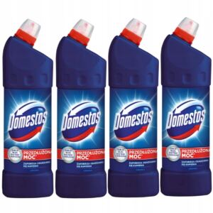 Domestos Original Żel Wybielacz Czyszczenie WC 1L x4