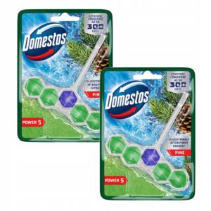 Zestaw Domestos Power 5 Kostka toaletowe Pine 50g x2