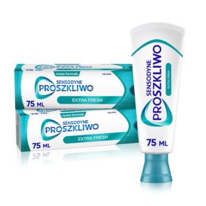 SENSODYNE PROSZKLIWO EXTRA FRESH PASTA DO MYCIA Z臉B脫W NADWRA呕LIWYCH 2X 75ML