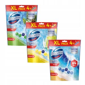 DOMESTOS KOSTKA TOALETOWA ZAWIESZKA DO WC POWER P5 MIX 12x50g