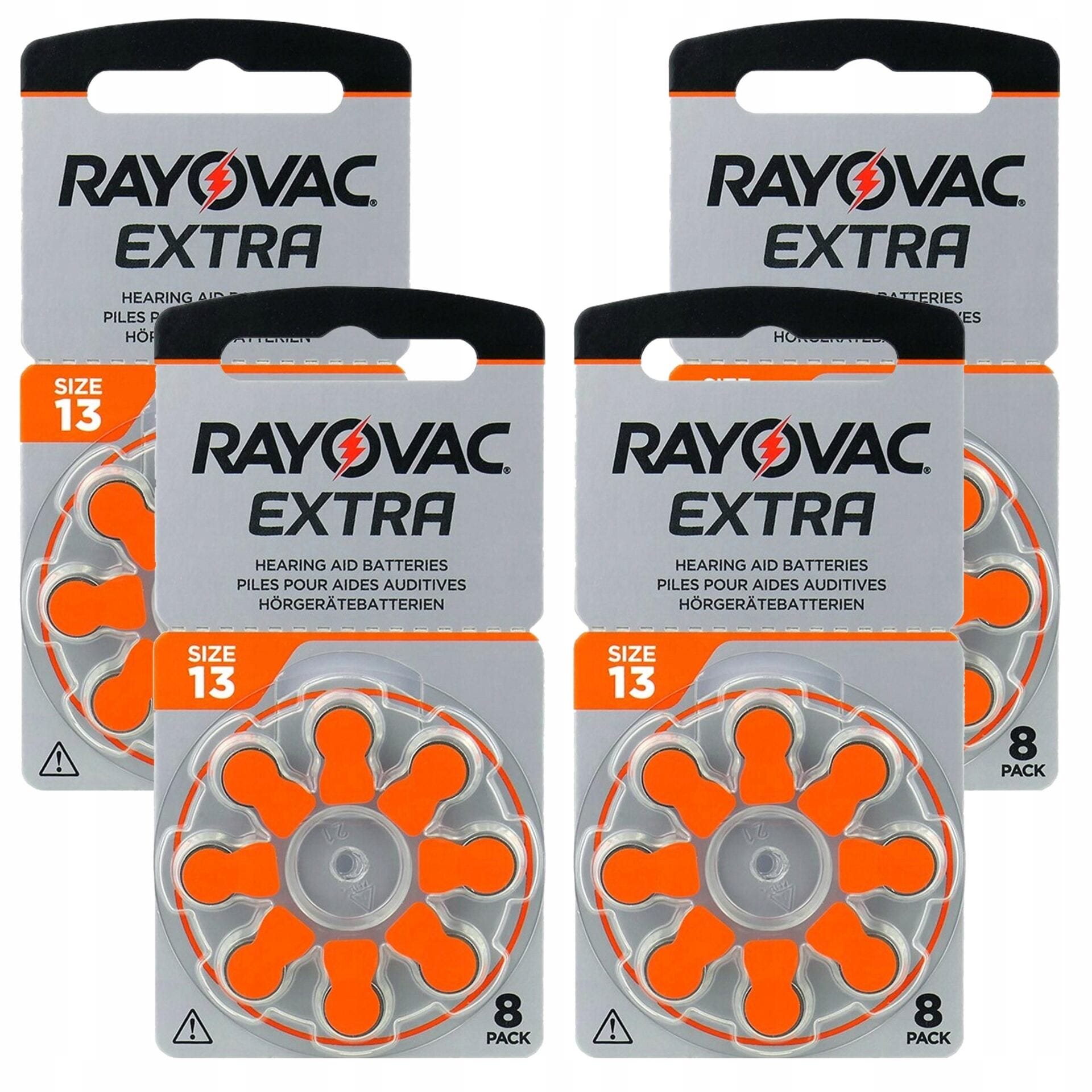 RAYOVAC EXTRA Baterie Słuchowe 13 MF PR48 ZincAir 32szt