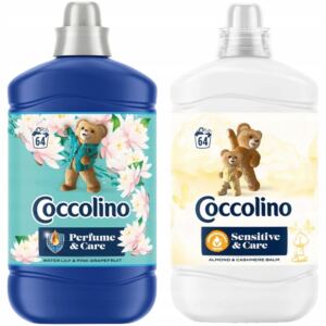 Zestaw Coccolino SuperSens Waterlily & Almond 1,6 x2 Mix 3,2l