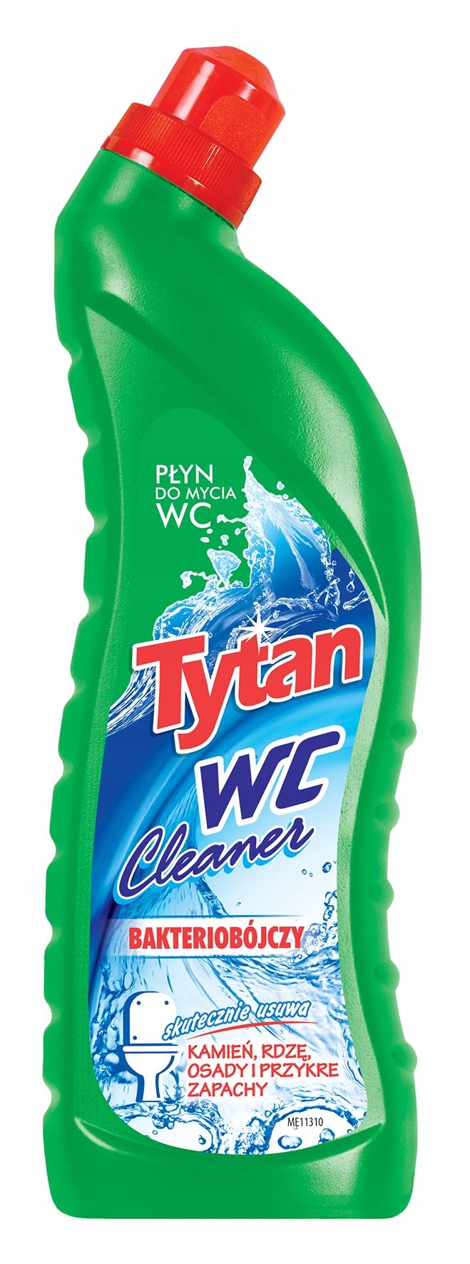 TYTAN PŁYN DO MYCIA TOALETY WC BAKTERIOBÓJCZY ZIELONY 2x700ml - obrazek 2