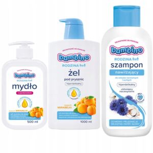 BAMBINO RODZINA zestaw Szampon Mydło Żel