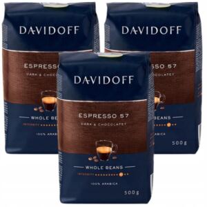 Davidoff Espresso 57 Kawa Ziarnista 500g x3