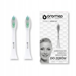 ORYGINALNE KOŃCÓWKI DO SZCZOTECZEK OROMED BRUSH ORO SONIC X PRO 2 SZTUK