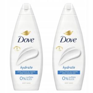 DOVE ESSENTIAL ŻEL POD PRYSZNIC DLA KOBIET HYDRATE NAWILŻAJĄCY 720 ML X2