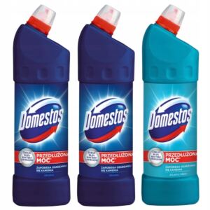 Domestos Zestaw Płyn do WC Toalety Original 2L + Atlantic Fresh 1L