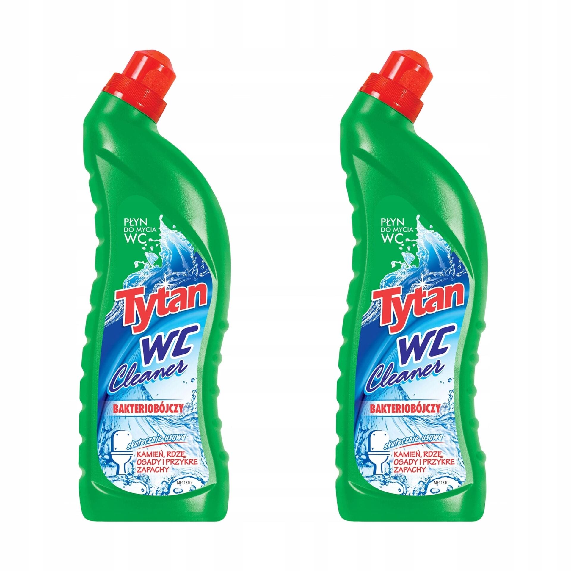 TYTAN PŁYN DO MYCIA TOALETY WC BAKTERIOBÓJCZY ZIELONY 2x700ml