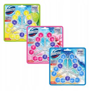 DOMESTOS KOSTKA TOALETOWA ZAWIESZKA DO WC POWER 5 P5 MIX 9x50g
