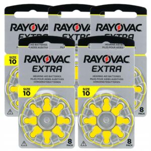RAYOVAC EXTRA Baterie S艂uchowe 10 MF PR70 ZincAir 40szt