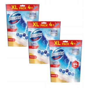 DOMESTOS KOSTKA TOALETOWA ZAWIESZKA DO WC POWER 5 P5 OCEAN 12x50g