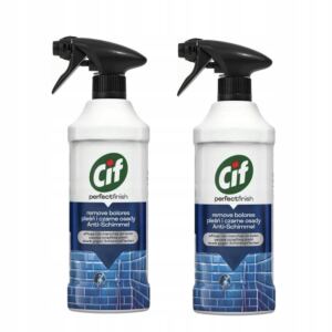 Cif Perfect Finish Ple艣艅 Czarne Osady Spray 435ml x2