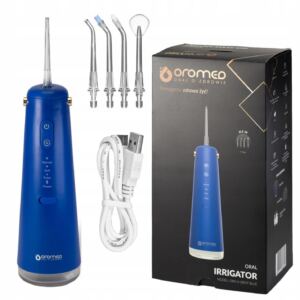 OROMED ORO-X DENT IRYGATOR DO CZYSZCZENIA JAMY USTNEJ NIEBIESKI 5 KOŃCÓWEK