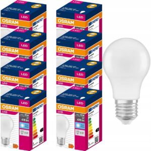 Osram żarówka LED E27 4,9W=40W 470lm 4000K x 8