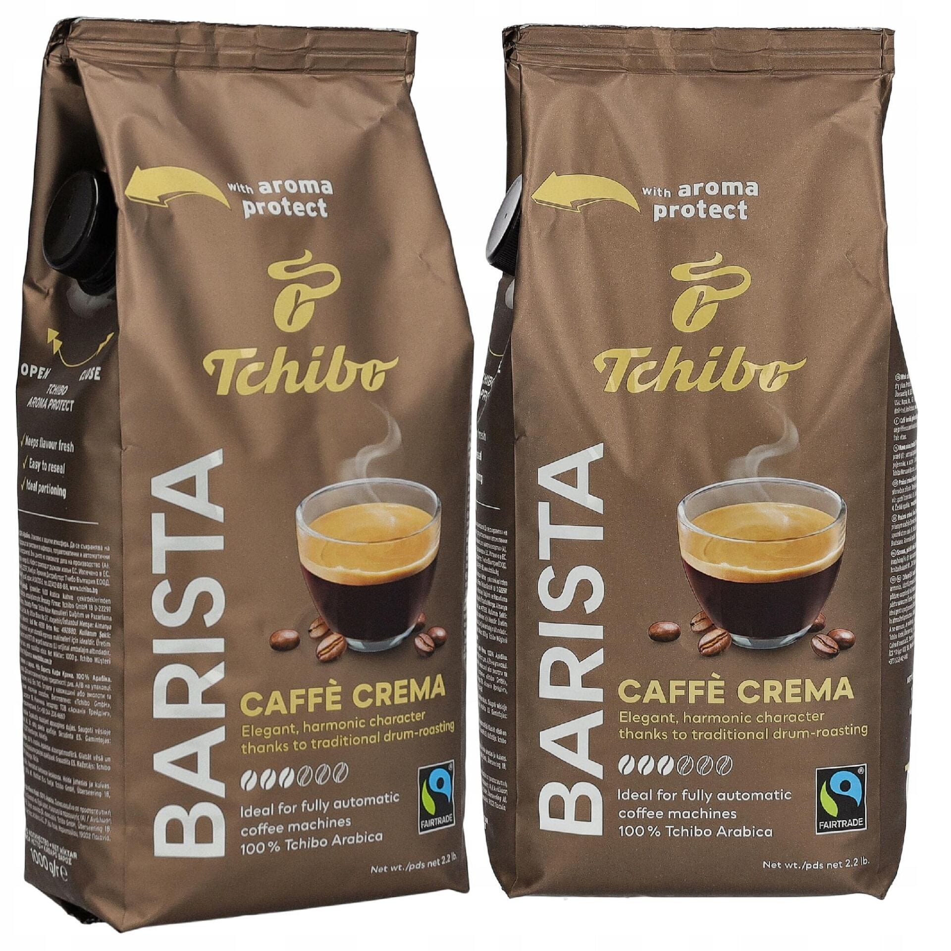 Tchibo Variazione 1kg + Barista Crema 1kg Kawa Ziarnista Zestaw - obrazek 7