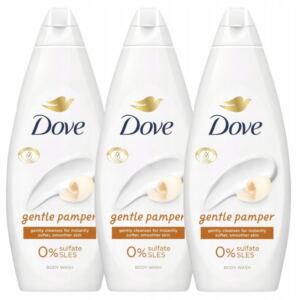 DOVE ESSENTIAL ŻEL POD PRYSZNIC DLA KOBIET GENTLE NAWILŻAJĄCY 720 ML X3