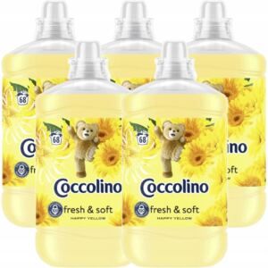 Coccolino Creations Happy Yellow Płyn do Płukania Tkanin 1,7L 68prań x5