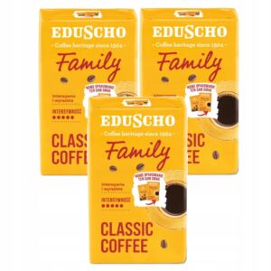 Tchibo Eduscho Family 500g Kawa Mielona Vacum x3 Robusta