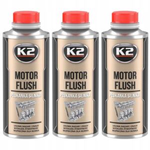 K2 MOTOR FLUSH PŁUKANKA SILNIKA T371 250ML x 3