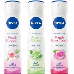 NIVEA ANTYPERSPIRANT Fresh zestaw 3*150ml WOMEN