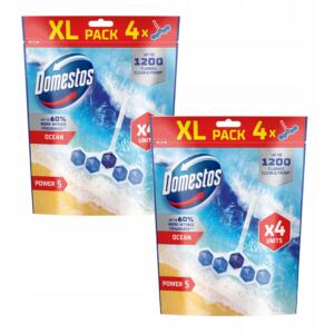 DOMESTOS KOSTKA TOALETOWA ZAWIESZKA DO WC POWER 5 P5 OCEAN 8x50g