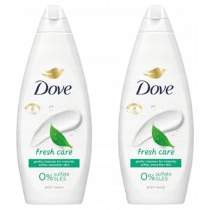 DOVE ESSENTIAL ŻEL POD PRYSZNIC DLA KOBIET FRESH CARE NAWILŻAJĄCY 720 ML x2