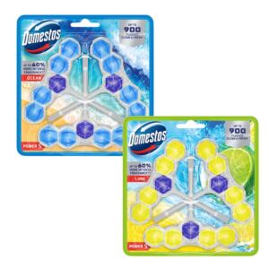 DOMESTOS KOSTKA TOALETOWA ZAWIESZKA DO WC POWER 5 P5 MIX 6x50g