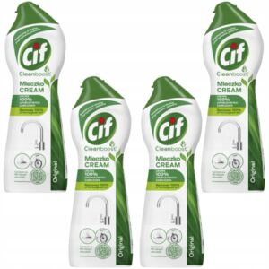 Cif Mleczko do Czyszczenia Zabrudzonych Powierzchni Original 250 ml 4 szt.