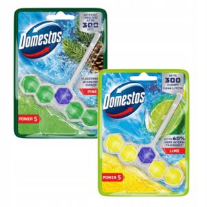 DOMESTOS KOSTKA TOALETOWA ZAWIESZKA DO WC POWER 5 P5 MIX 2x50g