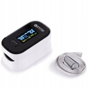 OROMED MEDYCZNY PULSOKSYMETR NAPALCOWY PULSOMETR OLED OXIMETER WHITE +SMYCZ