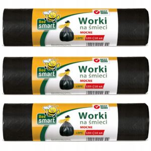 BEE SMART WORKI NA ŚMIECI LDPE 120L 30szt