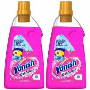 Vanish Oxi Action Pink odplamiacz do kolorowych tkanin w żelu 750ml
