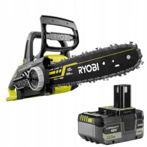 RYOBI AKU PILARKA BEZSZCZOTKOWA PIŁA ŁAŃCUCHOWA 18V OCS1830 + 5Ah RB18L50